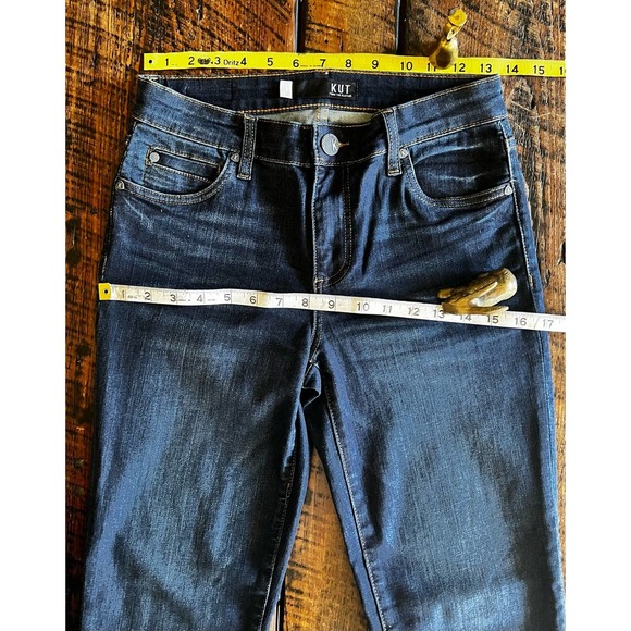 KUT from the Kloth Royal Wash Catherine Boyfriend Jeans Size 0 - Picture 6 of 13